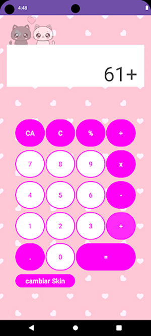 Calculadora gatos + ejercicios Screenshot 0