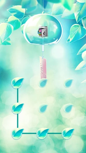 AppLock Live Theme Wind Chime – Paid Theme Screenshot 0
