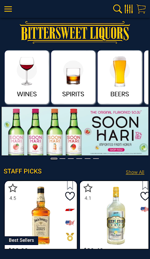 Bittersweet Liquors Screenshot 2