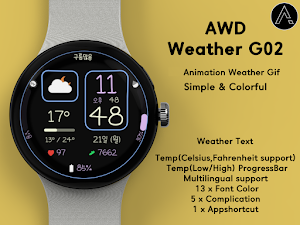 AWD Weather G02 watchface Screenshot 1
