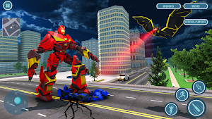 Flying Bat Robot Transform Bike Robot Games Screenshot 0