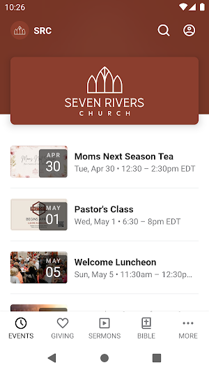 Seven Rivers Church Screenshot 0