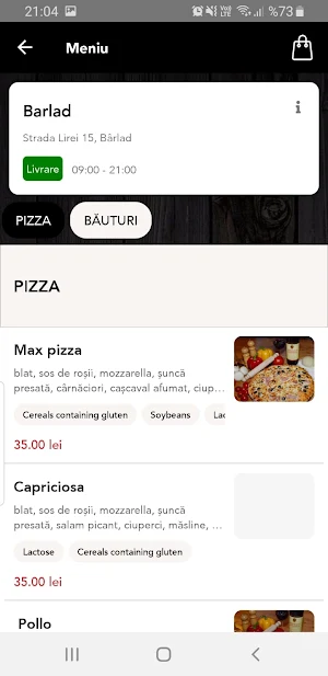 MaxPizza Barlad Screenshot 0