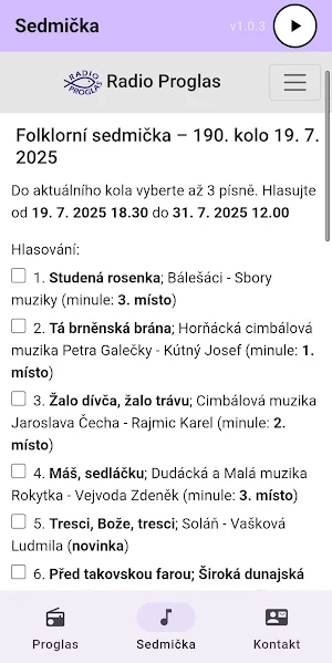 Radio Proglas Screenshot 2