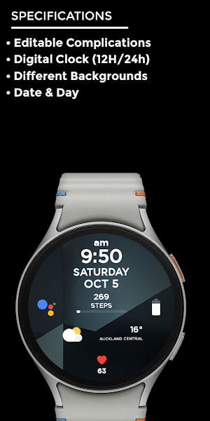 Night ver 39 - watch face Screenshot 3