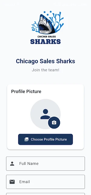 NSBLPA Sales Sharks Fan App Screenshot 1