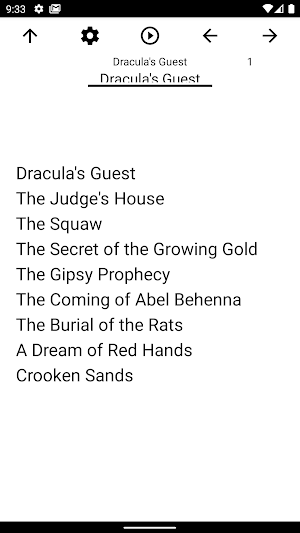Book, Dracula's Guest Screenshot 0