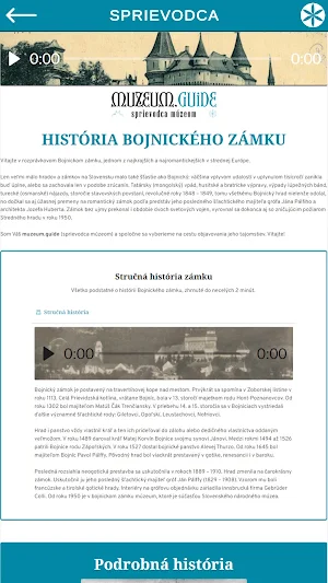 Muzeum.Guide Bojnice Screenshot 2
