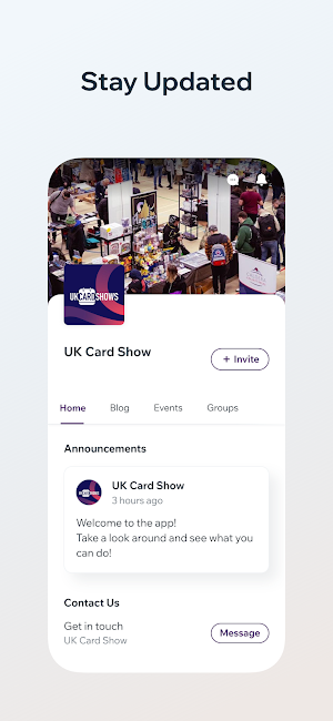 UK Card Shows Screenshot 2