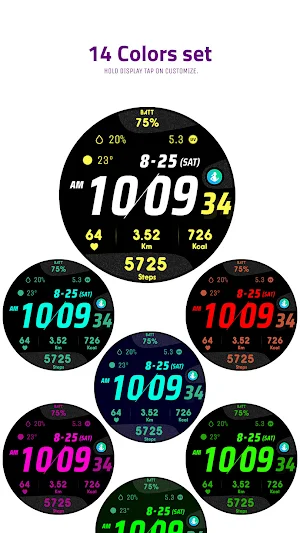 JW209 jwstudio watchface Screenshot 3