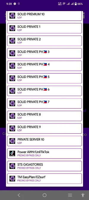 Solid VPN Screenshot 2