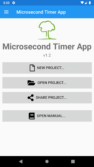 Microsecond Timer App Screenshot 0