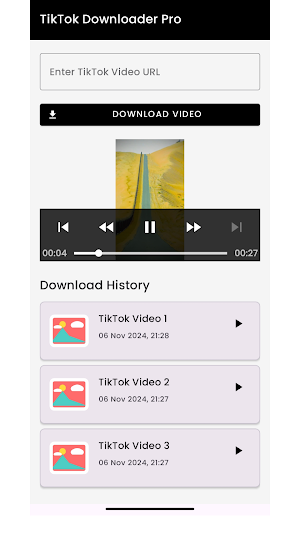 Tikk Save, Download Tik Videos Screenshot 1