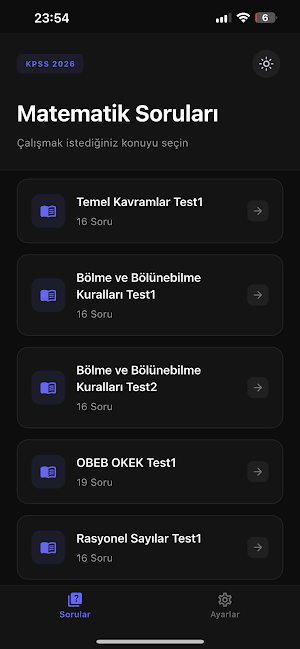 KPSS Matematik Sorular 2026 Screenshot 3