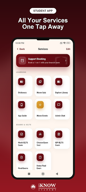 iKnow Students App Screenshot 2
