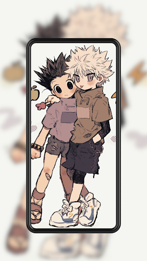 Gon and Killwa wallpaper 4k Screenshot 2