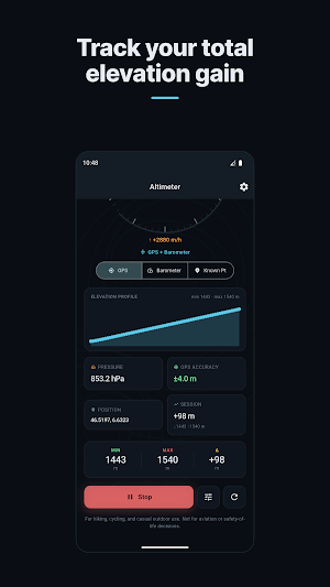 Altimeter: Offline GPS Screenshot 3