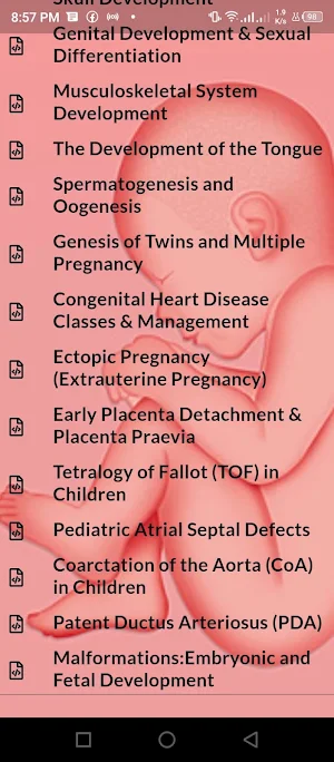 Human Embryology Screenshot 1