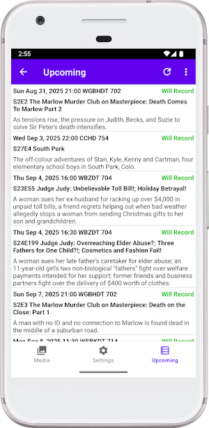 MythTV Lean Frontend Screenshot 3