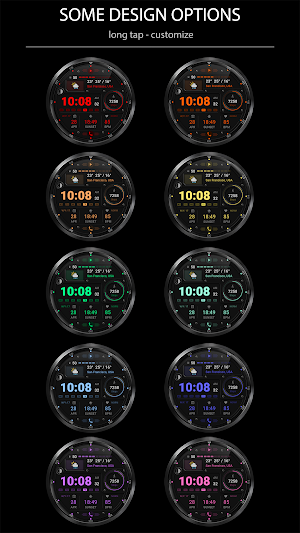 WFP 125 Digital watch face Screenshot 1