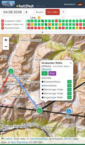hut2hut Screenshot 2