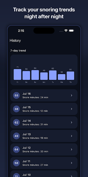 SnoreWise: Snore Recorder Screenshot 3