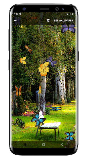 Butterfly and Blossom live wallpaper Screenshot 1