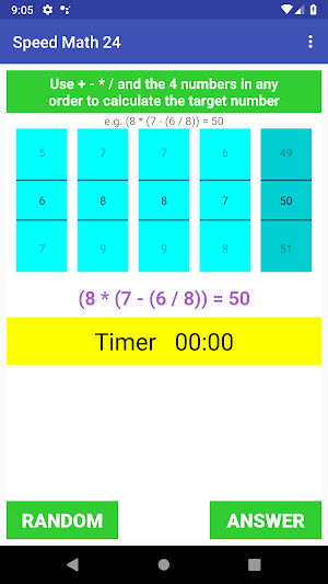 Speed Math 24 Screenshot 0