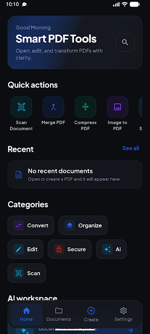 Smart PDF Tools: PDF Editor Screenshot 0