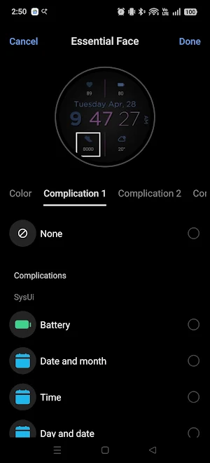 Essential Face Watch Face 2026 Screenshot 1