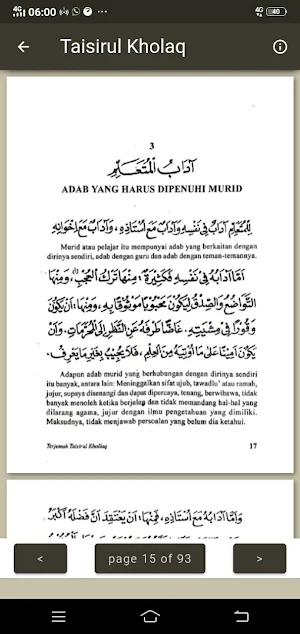 Taisirul Kholaq Arab Indonesia Screenshot 3