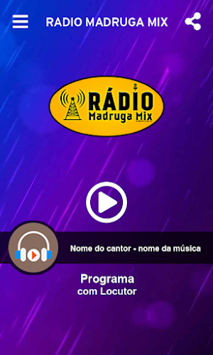 RÁDIO MADRUGA MIX Screenshot 1