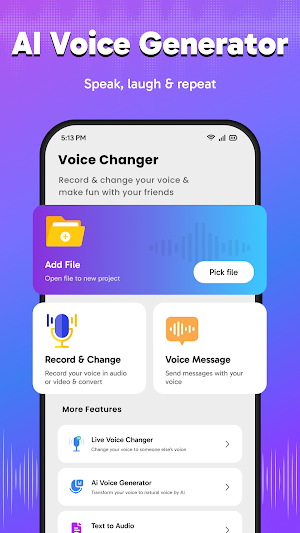 GoVoice: Female Voice Changer Screenshot 1
