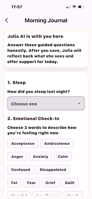The ED Recovery Companion Screenshot 2