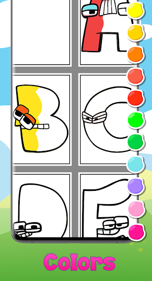 Alphabet Lore Coloring Numbers Screenshot 3