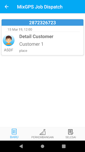 MixGPS Job Dispatch Screenshot 1