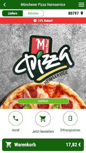 Münchener Pizza Heimservice Screenshot 0