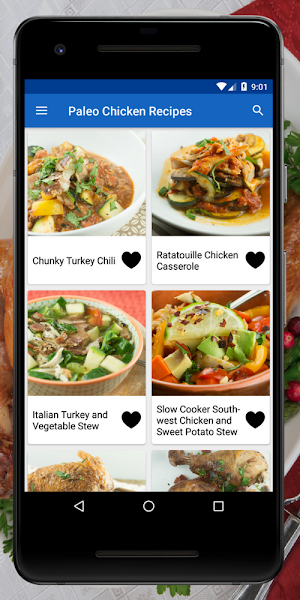 Paleo Chicken Recipes: Easy Chicken Recipe App Screenshot 1