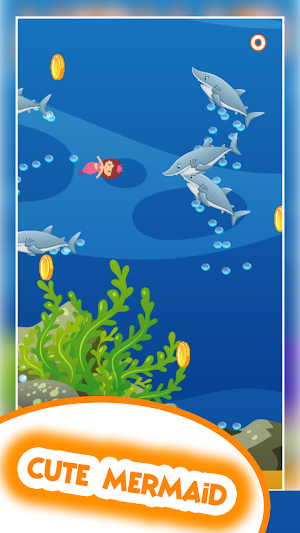 mermaid ve shark Adventures Screenshot 1
