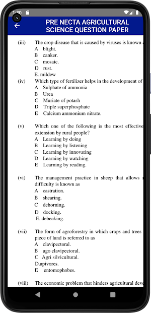 Form 4 Past Papers Offline Screenshot 3
