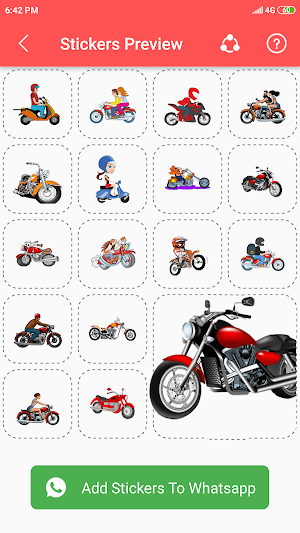 Car And Bike Stickers For Whatsapp Screenshot 3