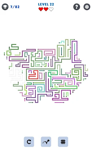 Color Arrows Puzzle Out Escape Screenshot 1