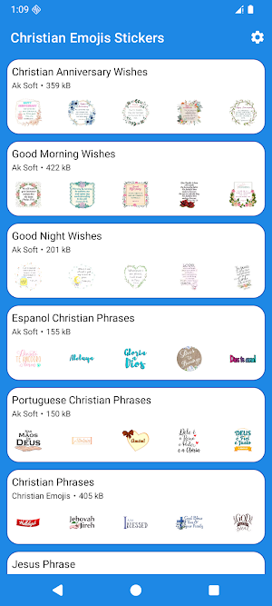 Christian Emojis Stickers Screenshot 2