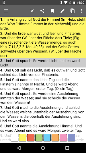 German Bible Screenshot 1