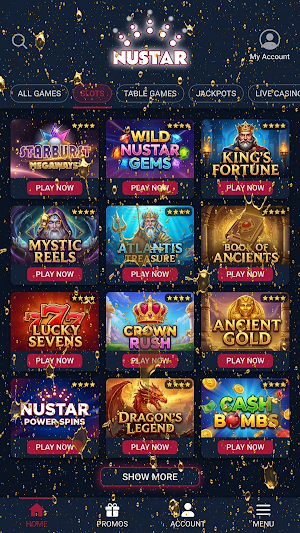 Nustar Casino Screenshot 2
