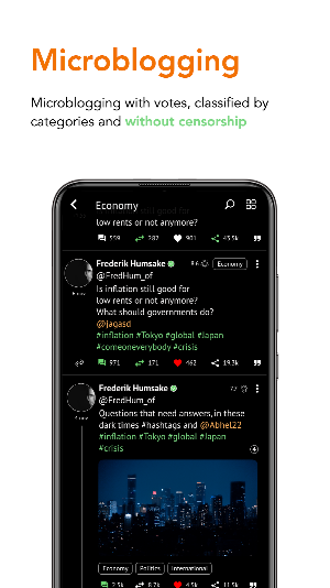 GnoosiS: All In One Social App Screenshot 2