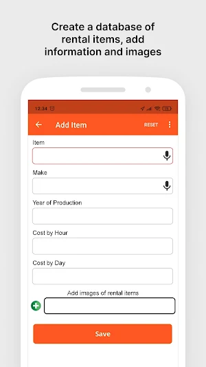Rental Business Management App Screenshot 1
