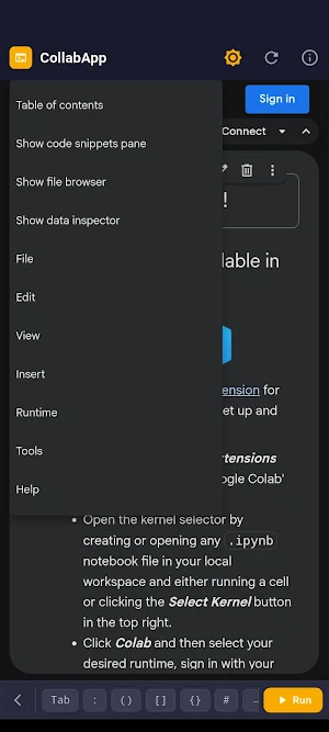 CollabApp Screenshot 1
