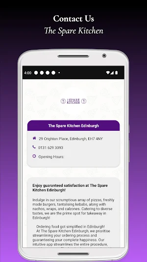 The Spare Kitchen Edinburgh Screenshot 2