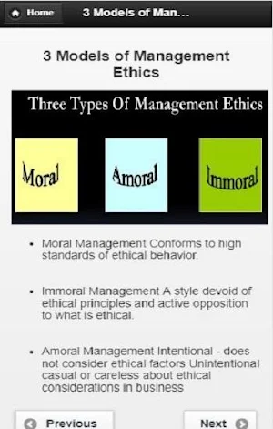 Business Ethics Screenshot 2